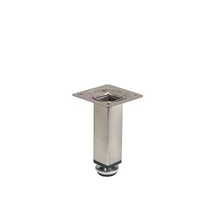 FÉM DESIGN LÁB 19175 25X25X100mm NIKKEL