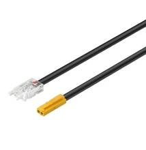 833.95.700 Häfele Loox5 8mm-es 12V-os Led Szalaghoz Monochrom Csipeszes tápkábel 2000mm