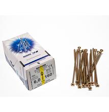 Forest FACSAVAR REISSER 6x160mm ACÉL, SÁRGÍTOTT, RÉSZMENETES 100db/doboz - 10007111650