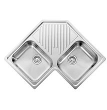 Forest CM MOSOGATÓ ILARIA 2 MEDENCE SAROK 830x830mm ACÉL - 10012130800