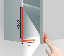 Blum Tip-On 38mm 956A1004 fehér