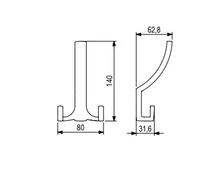 TULIP fogas Cid XL nikkel csiszolt