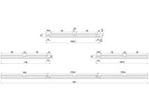 FALI PANEL ADAGIO ANTRACIT (UNI TM0115) KEZDŐ PROFIL 2750x176x12MM