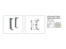 GOLA PROFILRENDSZER 81/G39.AT2GNR KÜLSŐ VÉGZÁRÓ DUPLA FEKETE_MOD2