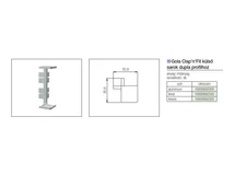 Forest GOLA PROFILRENDSZER 81/G39.A90AN VRN SAROKELEM KÜLSŐ 90° DUPLA FEKETE - 10000692325
