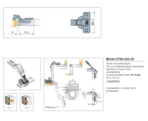 Forest BÚTORPÁNT TITUS 248.OT80.05 SAROKSZEKRÉNYPÁNT NORMÁL NIKKEL - 10002803001