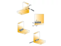 Forest BÚTORPÁNT TITUS 915.7022.380.00 PUSH OPEN CSAPPANTYÚ ADAPTERREL FEHÉR - 10002803520