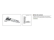 BÚTORPÁNT FDS C82 CSILLAPÍTOTT KLIPPES RÁÜTŐDŐ PÁNT+PÁNTNYAK TAKARÓ NIKKEL