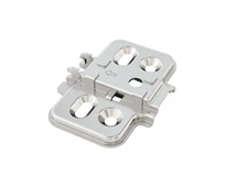 PÁNTALÁTÉT FDS C82 KLIPPES, 0 mm QUATTRO RÖGZÍTÉSES CSAVAR NÉLKÜL NIKKEL