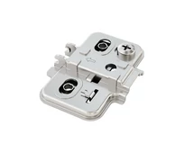 PÁNTALÁTÉT FDS C82 KLIPPES EXCENTERES, 0 mm CSAVARRAL NIKKEL