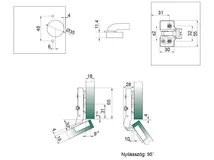 BÚTORPÁNT HOME BOX HB-203 +30 CSILLAPÍTOTT FÉLIGRÁÜTŐDŐ PÁNT+ALÁTÉT NORMÁL NIKKEL