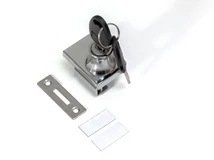 BÚTORZÁR HB LOCKS HB-10 DUPLA ÜVEGAJTÓZÁR KRÓM