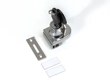 BÚTORZÁR HB LOCKS HB-11 SZIMPLA ÜVEGAJTÓZÁR KRÓM