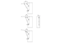 EGYÉB FELNYÍLÓ VASALAT GFNY127 GÁZTELESZKÓP 50N FEKETE