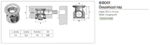 Forest ÖSSZEHÚZÓ BO01 ÖSSZEHÚZÓ HÁZ 14mm HORGANYZOTT - 10003310080