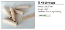 Forest KÖTŐELEM KÖLDÖKCSAP 8x35mm BÜKK - 10003320000
