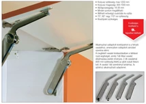 Forest HAFELE FELNYÍLÓ 373.69.712 MAXI C (fehér) FELNYÍLÓ VASALAT FAAJTÓHOZ NIKKEL - 10003330030