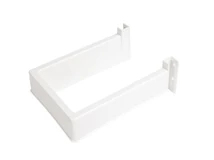 FIÓKKÁVA SZIFONHOZ SZÖGLETES 18mm FEHÉR