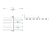 Forest KIHÚZHATÓ NADRÁGTARTÓ 409/A 510-820 mm ALUMÍNIUM - 10004320520