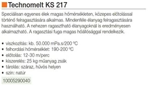 Forest ÖMLEDÉKRAGASZTÓ TECHNOMELT KS217 25kg NATÚR - 10005290040