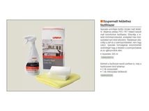 TISZTÍTÓSZER SZUPERMATT FELÜLETEKRE SZÓRÓFEJES SZETTBEN (2 DB SZIVACS + TÖRLŐKENDŐ) 500ml