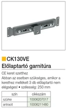 Forest BELSŐ FÉMRÁCS CK130VE ELŐLAPTARTÓ GARNITÚRA HOSSZ: 250mm SZÜRKE - 10006207017