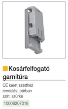 Forest BELSŐ FÉMRÁCS KOSÁR FELFOGATÓ 50mm SZÜRKE - 10006207018