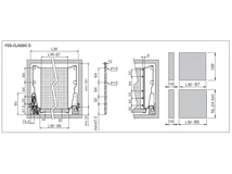 FDS DUPLAFALÚ FÉM FIÓKOLDAL FDS-CLASSIC D 350mm H210 40kg ANTRACIT