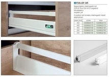 Forest FDS DUPLAFALÚ FÉM FIÓKOLDAL FDS-DF OR OLDALMAGASÍTÓ RÚD 450mm SZÜRKE - 10006630180