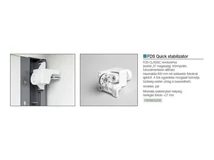 Forest FDS DUPLAFALÚ FÉM FIÓKOLDAL FDS QUICK STABILIZÁTOR . FEHÉR - 10006630290