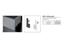 SLIM DUPLAFALÚ FIÓKOLDAL DF-A ELŐLAPRÖGZÍTŐ BELSŐ FIÓKHOZ ANTRACIT