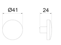 BÚTORFOGANTYÚ 76198 ÖRVÉNY GYEREKFOGANTYÚ GOMB RÓZSASZÍN