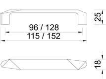 Forest BÚTORFOGANTYÚ E085-96 MATT NIKKEL - 10007652780