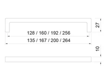 BÚTORFOGANTYÚ A031-192 MATT KRÓM