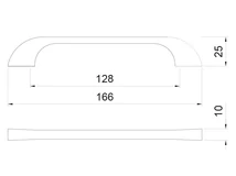 BÚTORFOGANTYÚ A032-128 MATT KRÓM