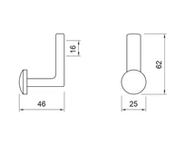 FOGAS E1037 FEKETE