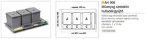Forest HULLADÉKGYŰJTŐ ART 906 SZELEKTIV 900mm-es szekrényhez SZÜRKE - 10010001005