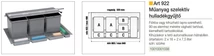 Forest HULLADÉKGYŰJTŐ ART 922 SZELEKTIV 900mm-es szekrényhez SZÜRKE - 10010001038