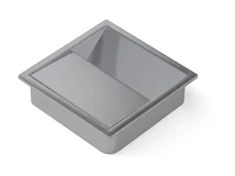 IRODABÚTOR KIEGÉSZÍTŐ KÁBELKIVEZETŐ ART1626 85x22x85mm SZÜRKE