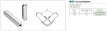 Forest LÁBAZATELEM SAROK 90 FOKOS H: 150 mm ALUMÍNIUM - 10010901475