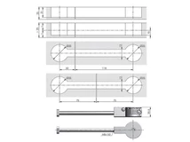 Forest MUNKALAP VASALÁS ÖSSZEHÚZÓ VASALAT QUICK ÖSSZEHÚZÓ SZÁR M8x150mm D=35mm SZÜRKE - 10013304020