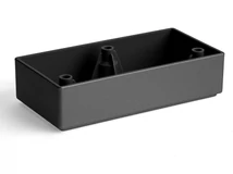 MŰANYAG DESIGN LÁB ART723 H=30mm FEKETE