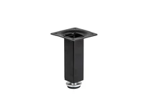 FÉM DESIGN LÁB 19175 25X25X100mm MATT FEKETE