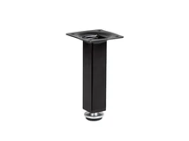 FÉM DESIGN LÁB 19175 25X25X120mm MATT FEKETE