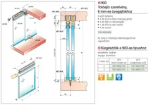Forest TOLÓAJTÓ BÚTORLAPHOZ 970 FELSŐ VEZETŐSÍN, NUTBA 2 fm ALUMÍNIUM - 10014602140