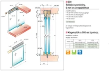 Forest TOLÓAJTÓ BÚTORLAPHOZ 973 ÜVEGBEFOGÓ PROFIL 2 fm ALUMÍNIUM - 10014602160