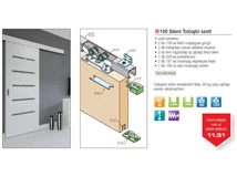 Forest TOLÓAJTÓ BÚTORLAPHOZ 100 SILENT SZETT 80 kg ALUMÍNIUM - 10014604000