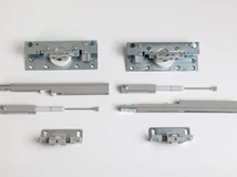 TOLÓAJTÓ BÚTORLAPHOZ 1700 SZETT HÁTUL FUTÓ AJTÓHOZ CSILLAPÍTOTT 80 KG SZÜRKE