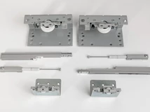 TOLÓAJTÓ BÚTORLAPHOZ 1700 SZETT ELÖL FUTÓ AJTÓHOZ CSILLAPÍTOTT 80 KG SZÜRKE