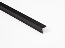 TOLÓAJTÓ BÚTORLAPHOZ LEZÁRÓ ´L´ PROFIL 3 m MATT FEKETE